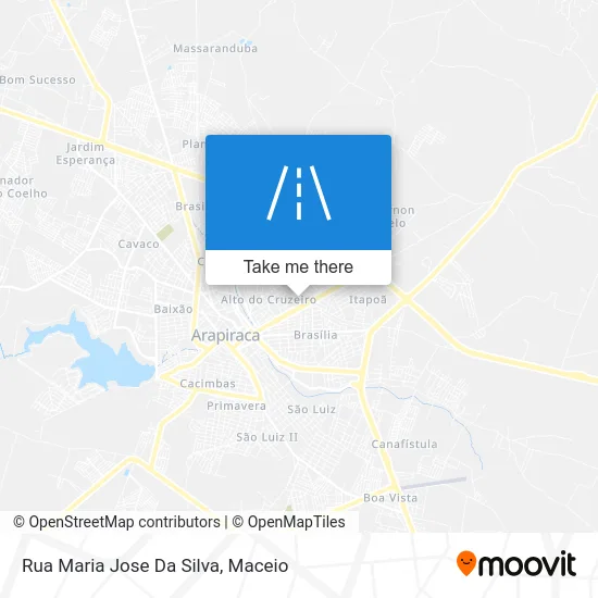 Rua Maria Jose Da Silva map