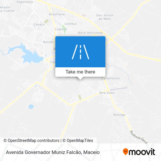 Avenida Governador Muniz Falcão map