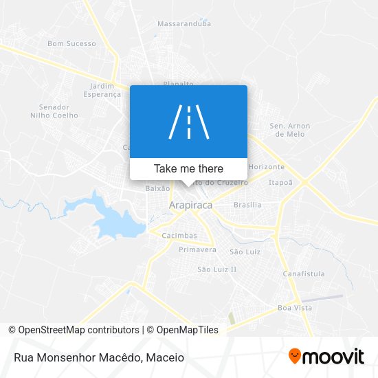 Rua Monsenhor Macêdo map