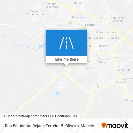Rua Estudante Rejane Ferreira B. Oliveira map
