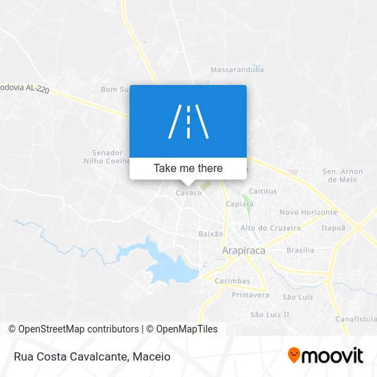 Rua Costa Cavalcante map