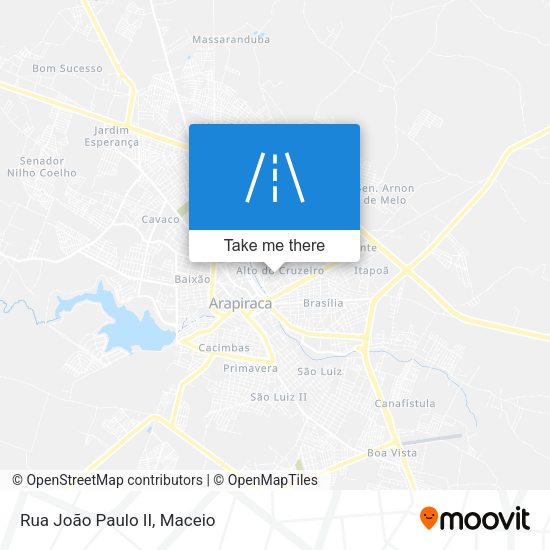 Rua João Paulo II map