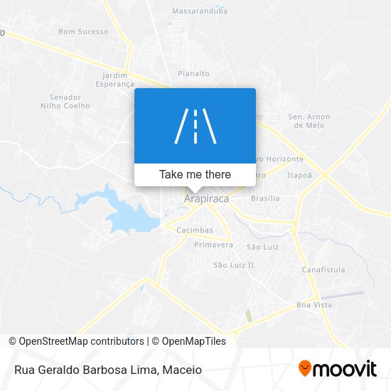 Rua Geraldo Barbosa Lima map