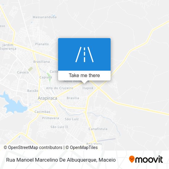 Rua Manoel Marcelino De Albuquerque map