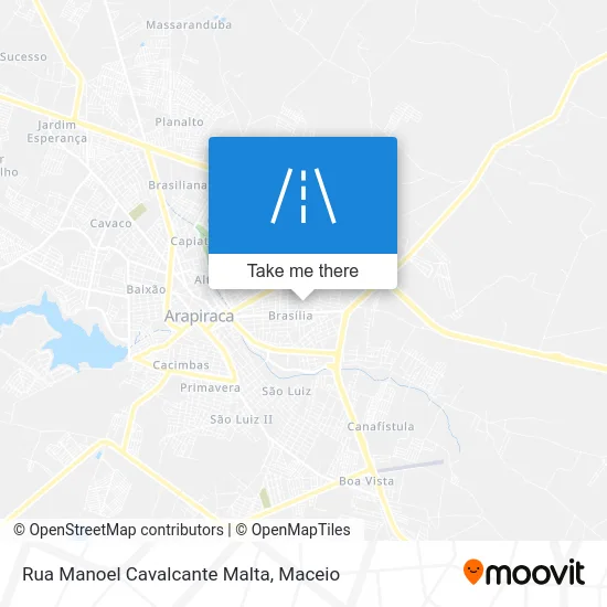 Rua Manoel Cavalcante Malta map