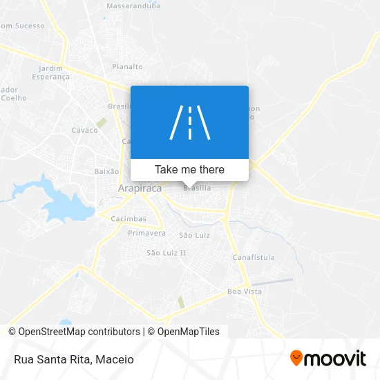 Rua Santa Rita map