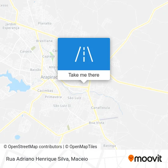 Rua Adriano Henrique Silva map