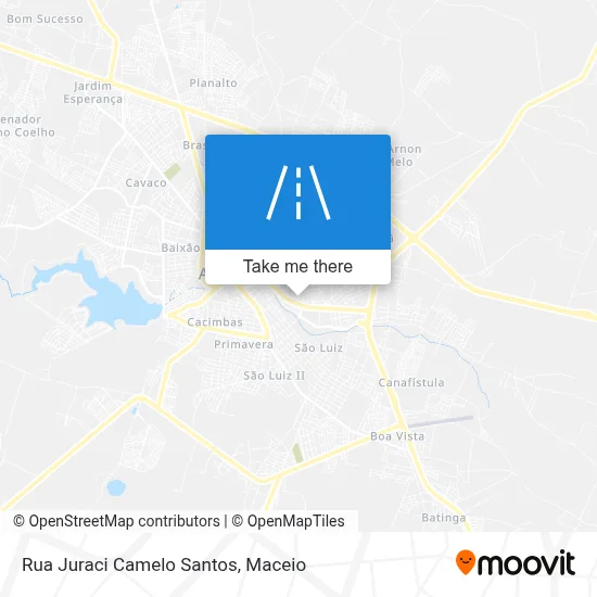 Rua Juraci Camelo Santos map