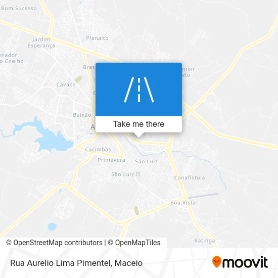 Rua Aurelio Lima Pimentel map