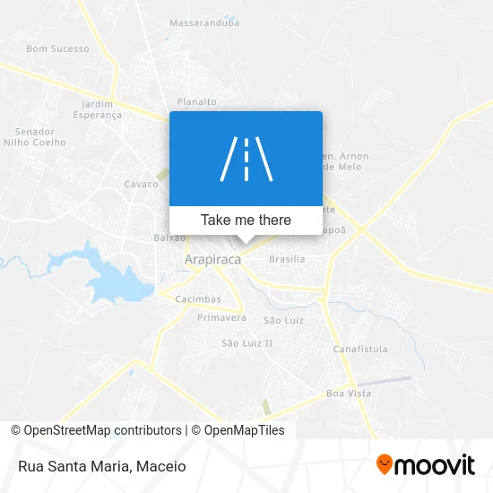 Rua Santa Maria map