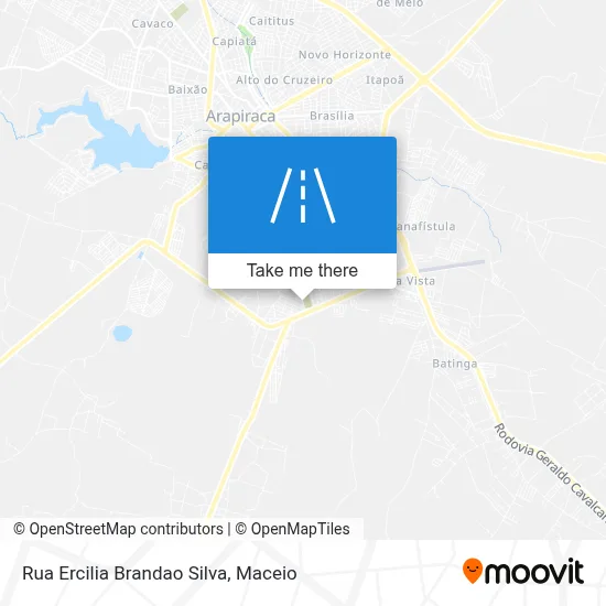 Rua Ercilia Brandao Silva map