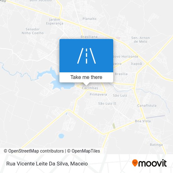 Rua Vicente Leite Da Silva map