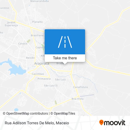 Rua Adilson Torres De Melo map