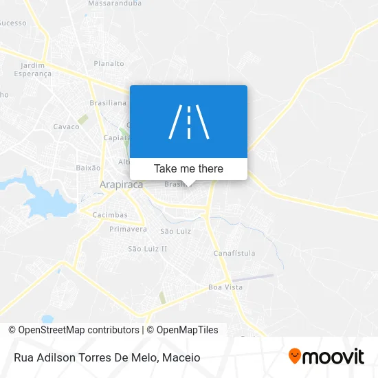 Rua Adilson Torres De Melo map