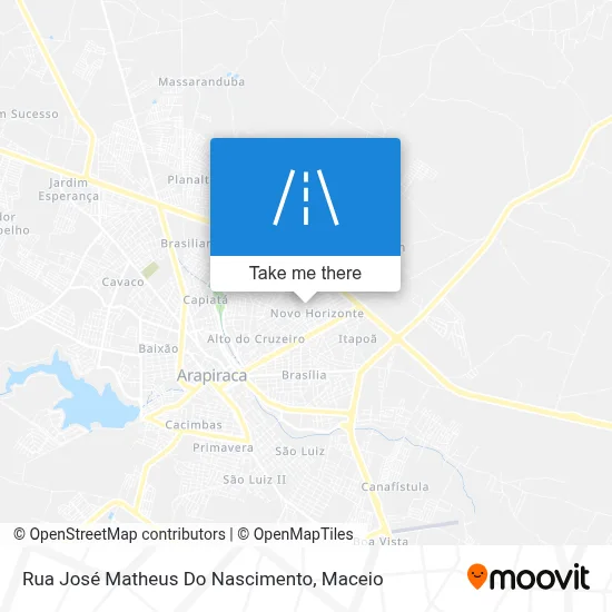 Rua José Matheus Do Nascimento map