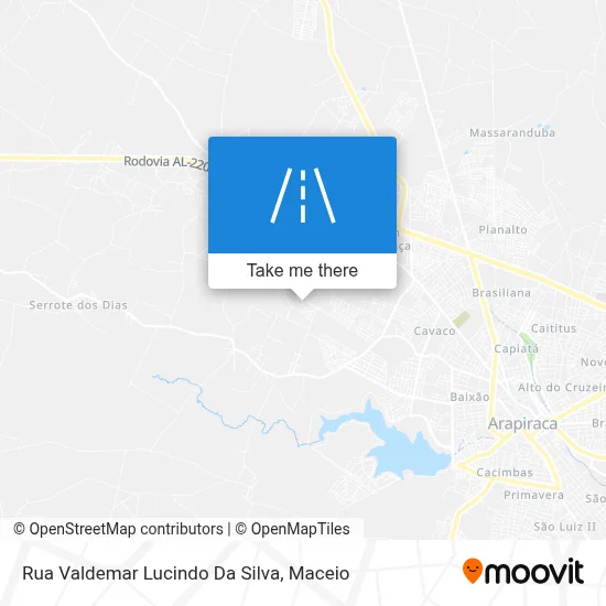 Rua Valdemar Lucindo Da Silva map