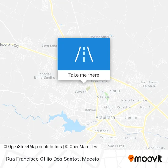 Rua Francisco Otilio Dos Santos map