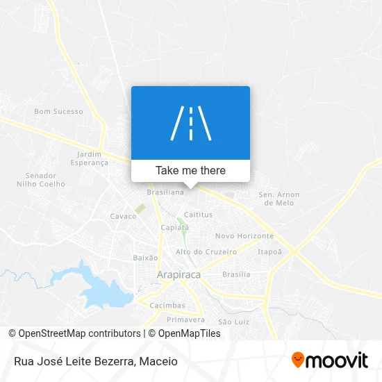 Rua José Leite Bezerra map