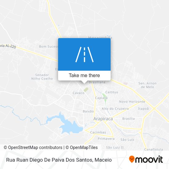 Rua Ruan Diego De Paiva Dos Santos map