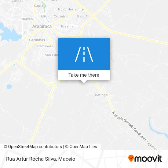 Rua Artur Rocha Silva map