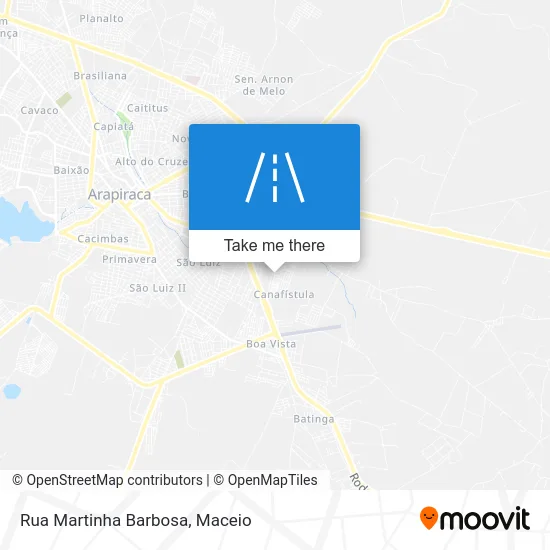 Rua Martinha Barbosa map