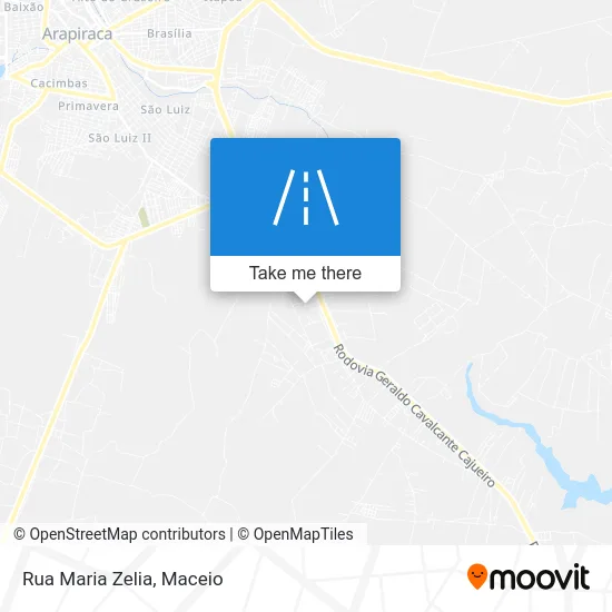 Rua Maria Zelia map