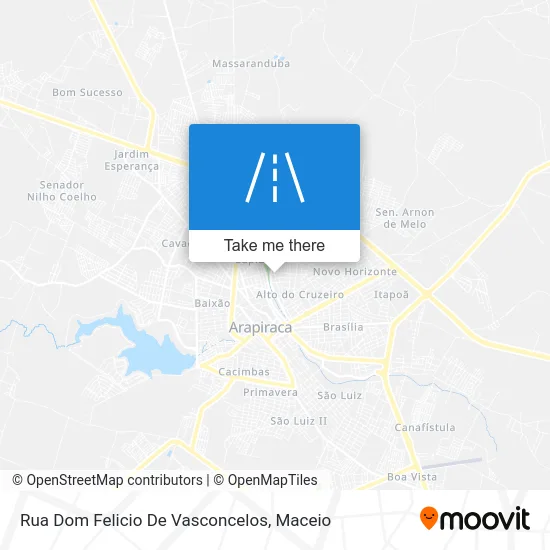 Rua Dom Felicio De Vasconcelos map