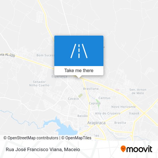 Rua José Francisco Viana map