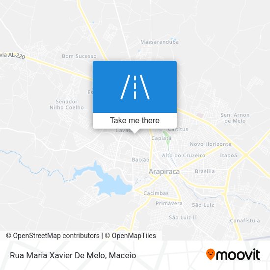 Rua Maria Xavier De Melo map