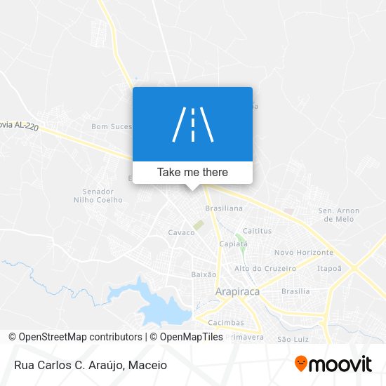 Rua Carlos C. Araújo map