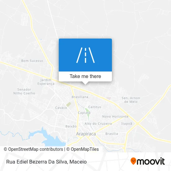 Rua Ediel Bezerra Da Silva map