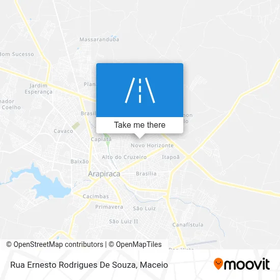 Rua Ernesto Rodrigues De Souza map