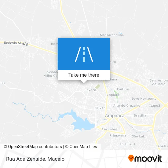 Rua Ada Zenaide map