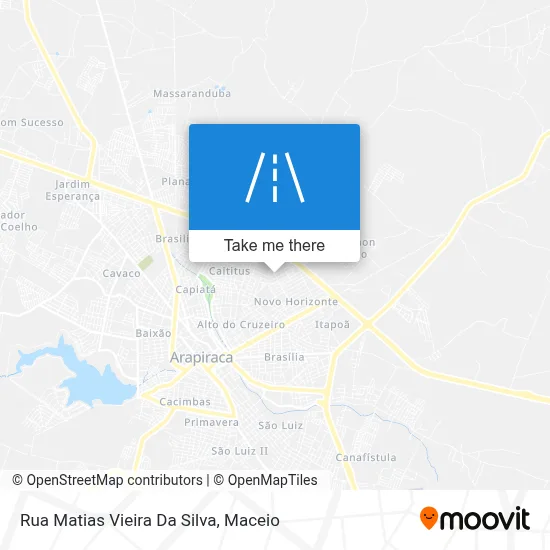 Rua Matias Vieira Da Silva map