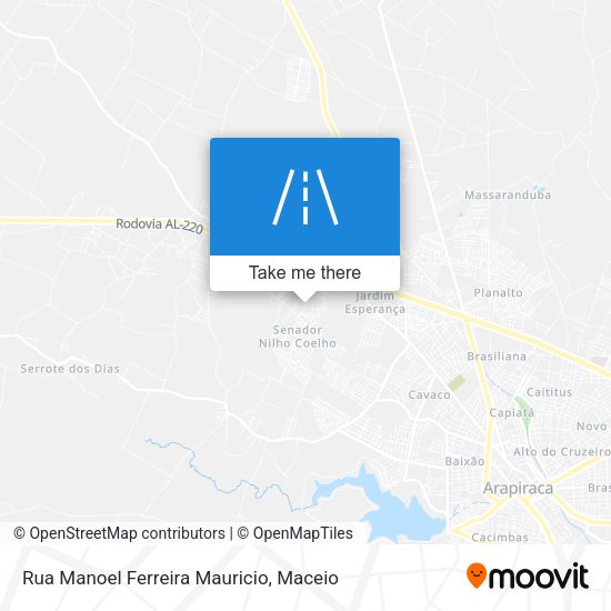 Rua Manoel Ferreira Mauricio map