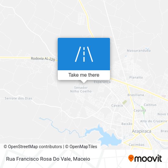 Rua Francisco Rosa Do Vale map