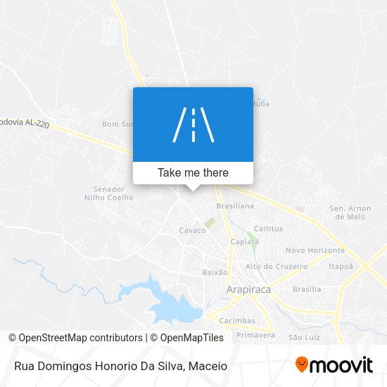 Rua Domingos Honorio Da Silva map