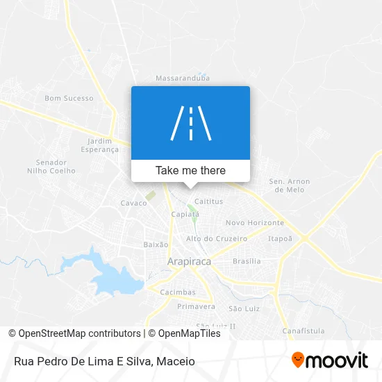 Rua Pedro De Lima E Silva map