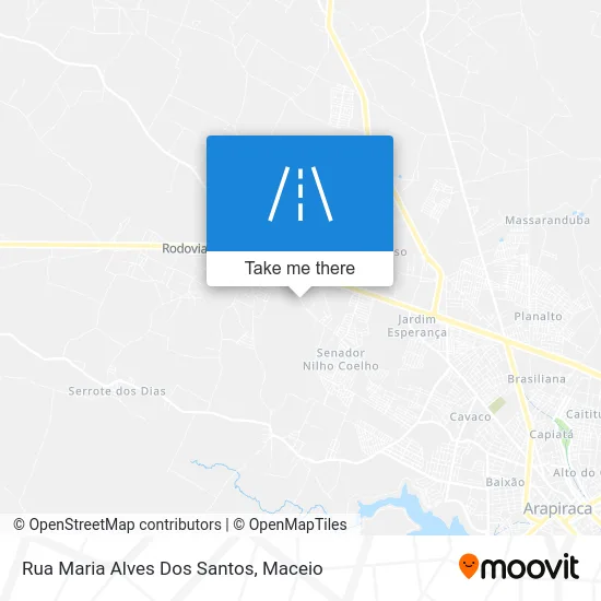 Rua Maria Alves Dos Santos map
