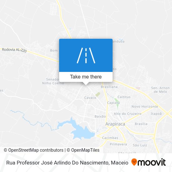 Rua Professor José Arlindo Do Nascimento map