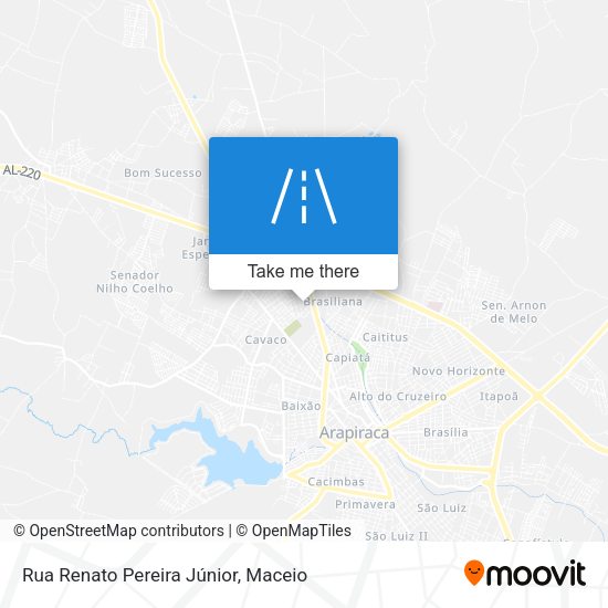Rua Renato Pereira Júnior map