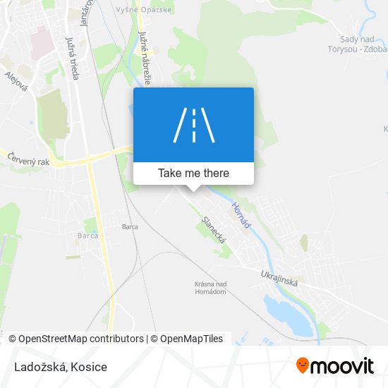 Ladožská map