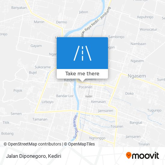 Jalan Diponegoro map