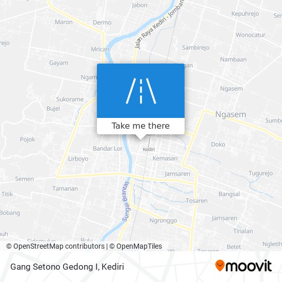 Gang Setono Gedong I map