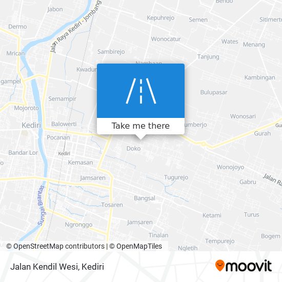 Jalan Kendil Wesi map