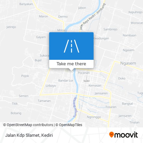 Jalan Kdp Slamet map