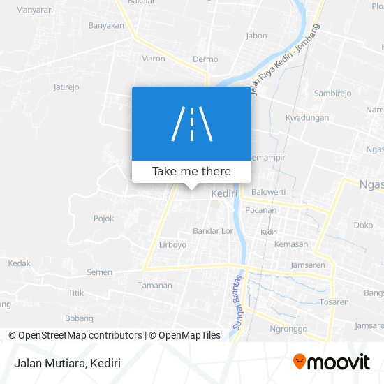 Jalan Mutiara map