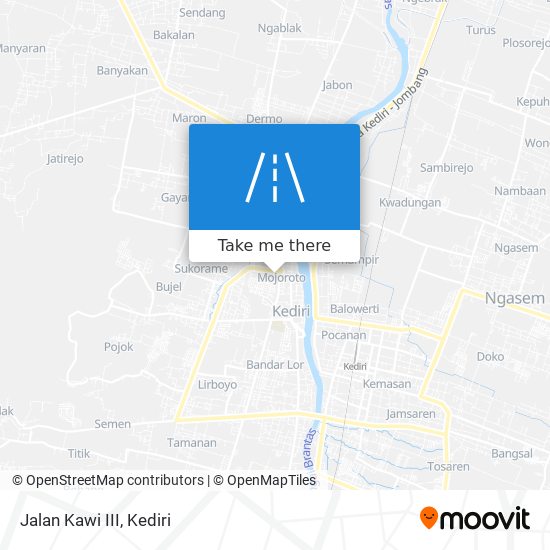 Jalan Kawi III map