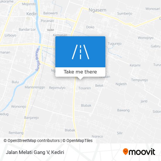 Jalan Melati Gang V map