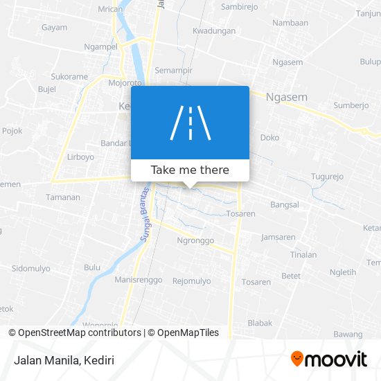 Jalan Manila map